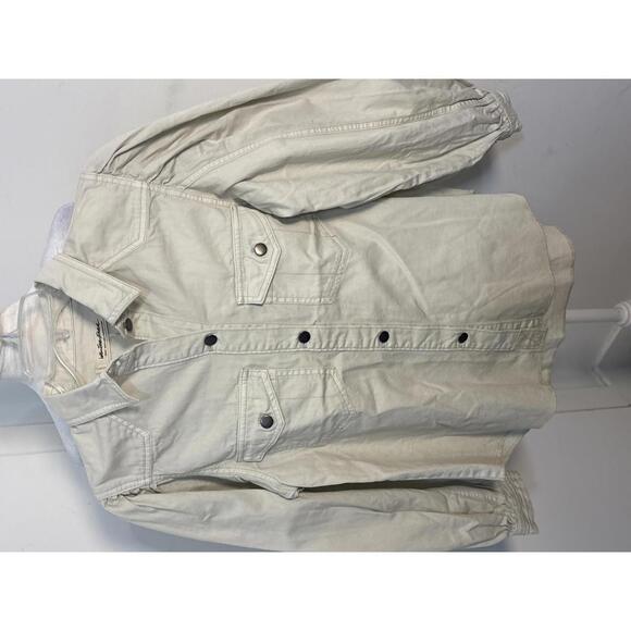 We The Free Tops - Brand New Free People We The Free Cream Button-Up Shirt Jacket Small NWOT
